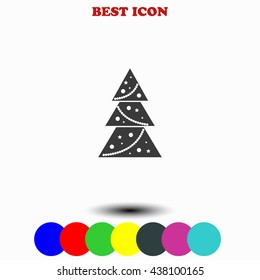 Christmas tree icon.
