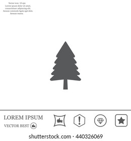 Christmas tree icon