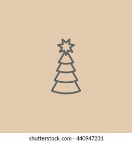 Christmas tree icon