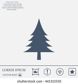Christmas tree icon