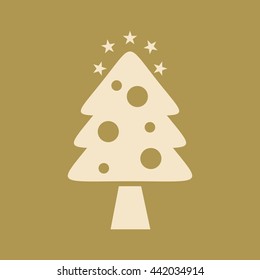 Christmas Tree Icon.