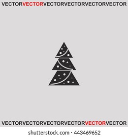Christmas tree icon.