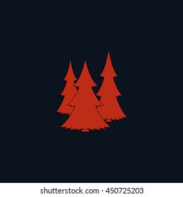 Christmas tree icon.