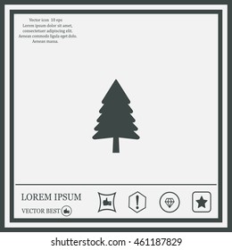 Christmas tree icon