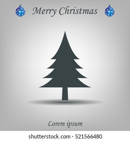 Christmas tree icon
