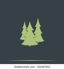 Christmas tree icon.