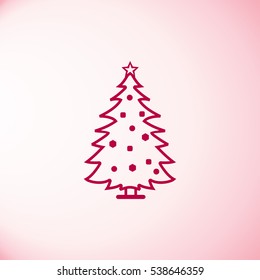 Christmas tree icon