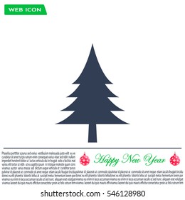 Christmas tree icon
