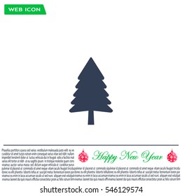 Christmas tree icon



