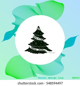 Christmas tree icon