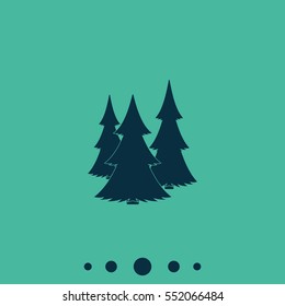 Christmas tree icon.