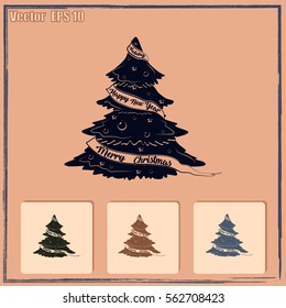 Christmas tree icon