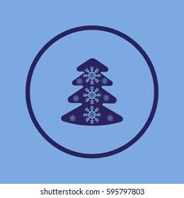 christmas tree icon