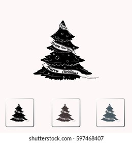 Christmas tree icon