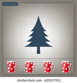 Christmas tree icon