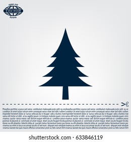 Christmas tree icon 