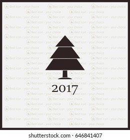Christmas tree icon
