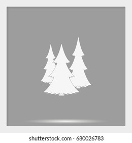 Christmas tree icon.
