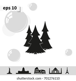 Christmas tree icon.