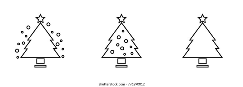 Christmas tree icon