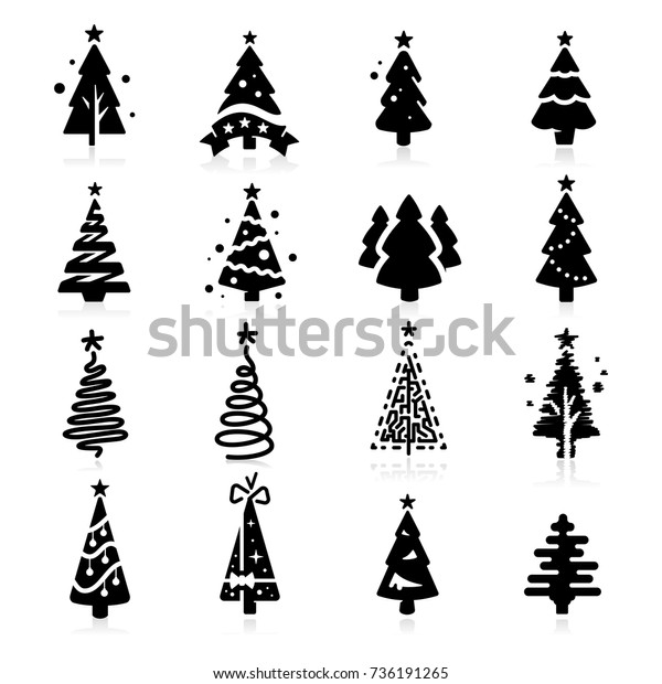 クリスマスツリーのアイコン のベクター画像素材 ロイヤリティフリー