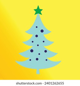  vector de diseño de icono de árbol de navidad