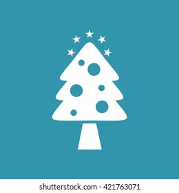 Christmas Tree Icon. Eps-10.