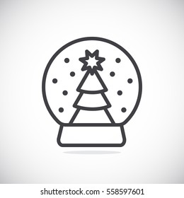  Christmas tree icon Flat.