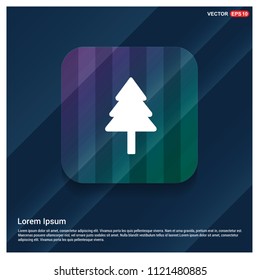 Christmas Tree Icon - Free vector icon