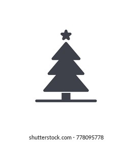 christmas tree icon glyph