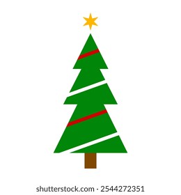 Christmas Tree Icon or Object Design