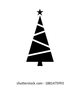 colección de conjunto de iconos de árbol de Navidad.