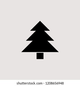 christmas tree icon vector