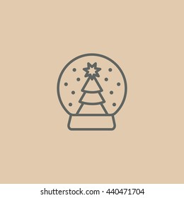 Christmas tree icon Vector