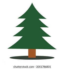 Christmas tree icon vector decor
