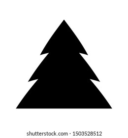 Christmas tree icon vector design