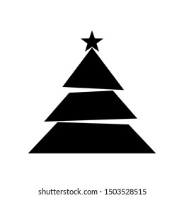 Christmas tree icon vector design