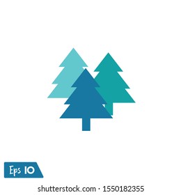 christmas tree icon vector design element