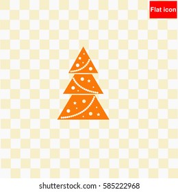 Christmas tree  icon Vector design.