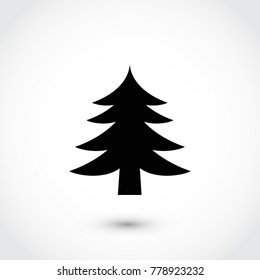 Christmas tree icon, Vector EPS 10 illustration style