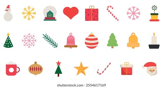 A "Christmas Tree Icon Vector" features a minimalist, festive tree design adorned with ornaments and a star. Perfect for digital or print use, it’s scalable and versatile for holiday projects like car