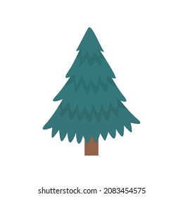 Icono de árbol de Navidad. Árbol de Navidad. Gráficos vectoriales