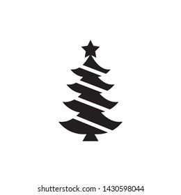 Christmas Tree Icon Vector Illustration - Vector
