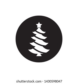 Christmas Tree Icon Vector Illustration - Vector
