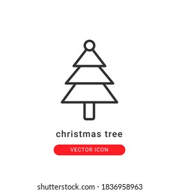 christmas tree icon vector illustration. christmas tree icon glyph design.