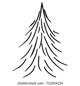 Christmas tree icon 