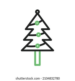 Christmas Tree icon vector image. Can also be used for Carnival. Suitable for mobile apps, web apps and print media.