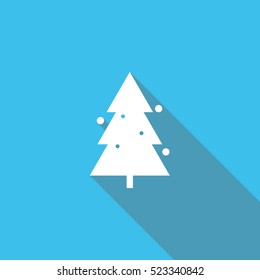 Christmas tree Icon, Vector, New Year