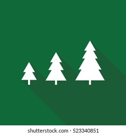 Christmas tree Icon, Vector, New Year