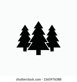 christmas tree icon vetor sign symbol isolated